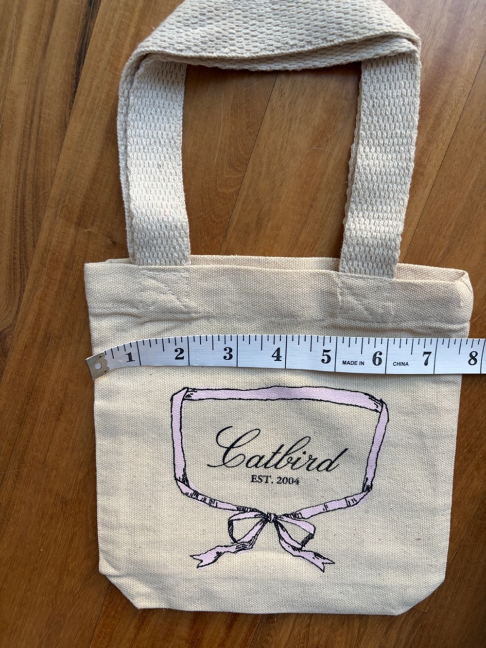 Catbird mini canvas tote CATBIRD MINI TOTE BAG - Picture 4 of 6